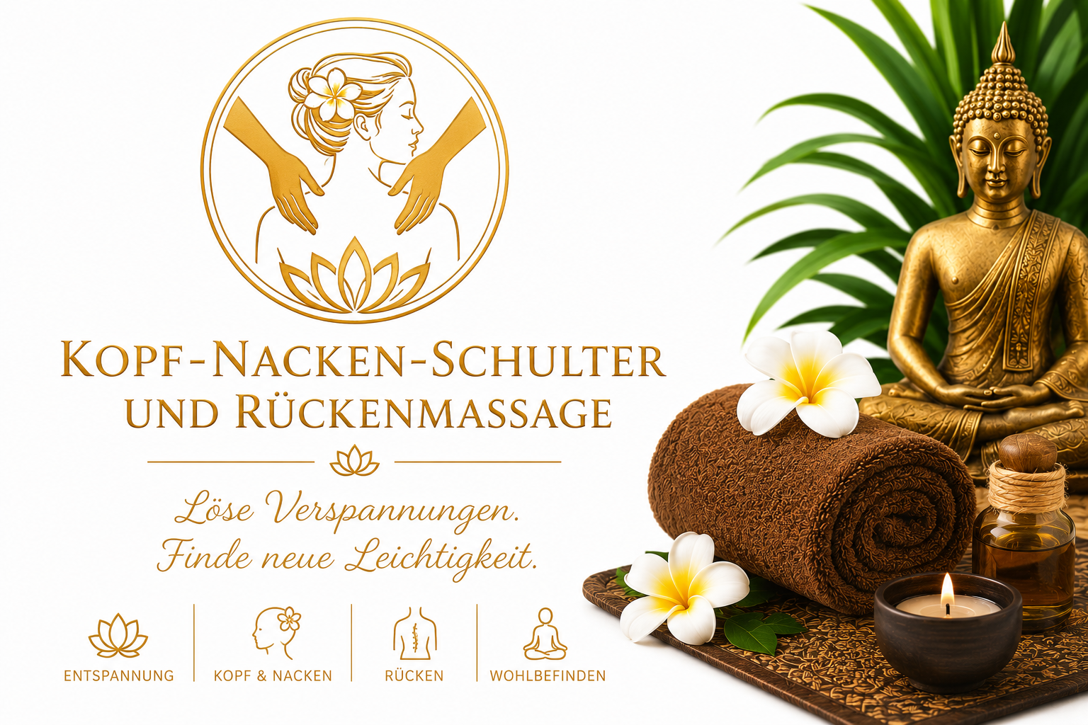 Kopf-Nacken-Schulter und Rückenmassage